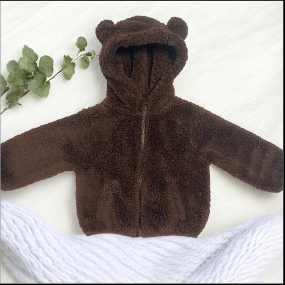 Old Navy Other - Old Navy Brown Furry Bear Hoodie for Kids